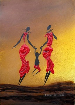 いたずらな スインガー アフリカの Oil Paintings